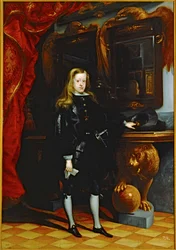 Karel II, zoon van Filips IV ... (schilderij op doek)