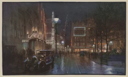 Het schouwspel van Leicester Square