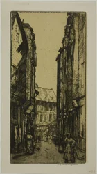 Rue des Halles, Vannes, Bretagne