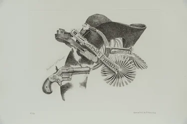 Colt Revolver "House", 1977 (gravure)