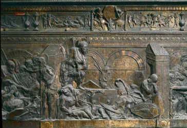 De opstanding van Christus. (Detail)