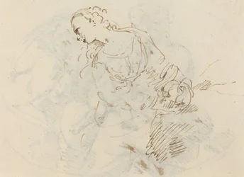 Vrouwelijke Figuur (Boetvaardige Magdalena?) [verso]