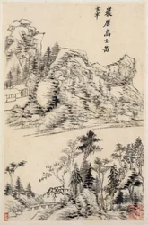Landschappen naar oude meesters, gedateerd 1630