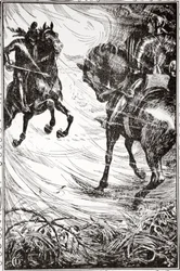 De strijd was hevig, 1905