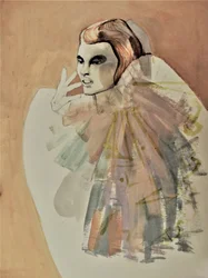 Elegant modeportrait