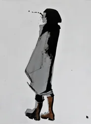 Figuur met inktvlekken
