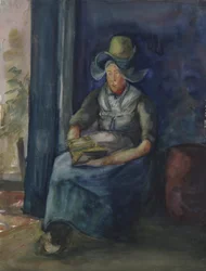 Nederlandse vrouw zittend
