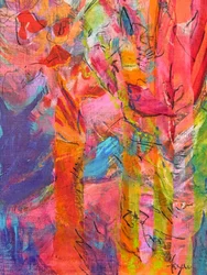 Levendige abstracte energie