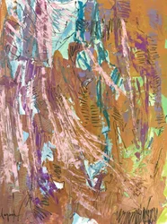 Levendige abstracte stroming