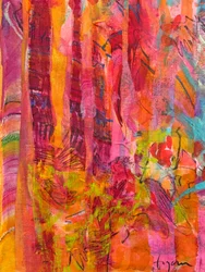 Levendig bos – abstract