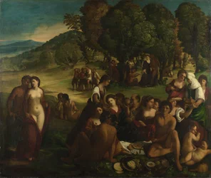Een Bacchanaal, ca. 1520