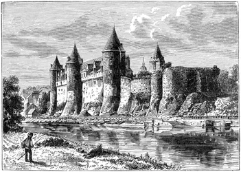 Kasteel Josselin, Frankrijk, 1898