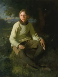 De jongen met de pijl, 1903