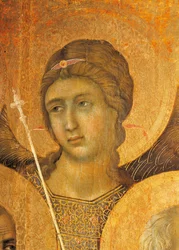 Maestà van Duccio Altaarstuk in Kathedraal van Siena, (detail)