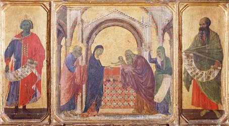 Salomo, presentatie in de Tempel en de Profeet Maleachi (detail)