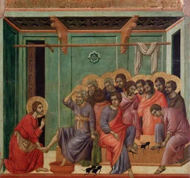 De voetwassing (detail)