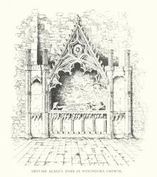 Graf van Gervase Alard in de kerk van Winchelsea