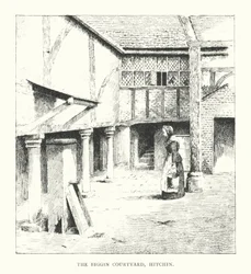 De Biggin Binnenplaats, Hitchin