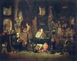 Dokterswinkel (olieverf op doek)
