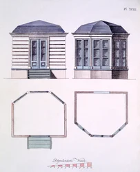 Illustratie uit het Magazine of Garden Gems door G Van Laar, 1802