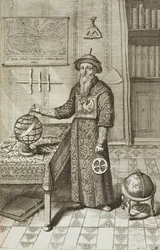 Johann Adam Schall von Bell (1591-1666) uit China Illustrated door Athanasius Kircher (1601-80) 1667