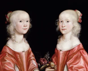 Portret van tweelingzussen, c.1650