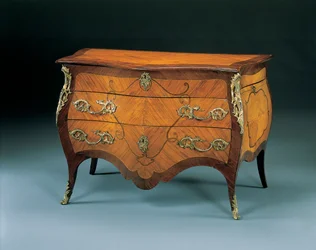 Rococo commode, midden 18e eeuw