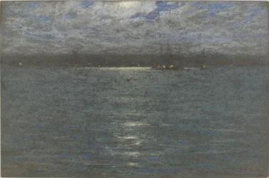 Nacht: Een haven, 1894