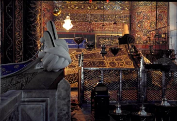 Zicht op het mausoleum van Mevlana (Celaleddin Rumi)
