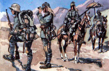 Duitse uniformen van 1917, Macedonische front