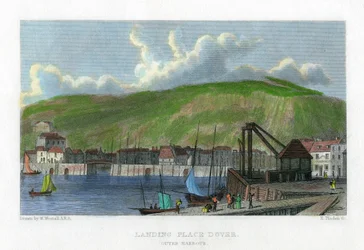 Aanlegplaats, buitenhaven, Dover, Kent