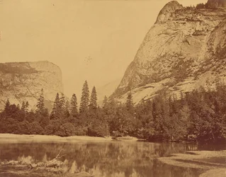 De oude Piute.  Vallei van de Yosemite.