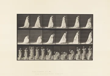 Plaat 209. Bukken en een zakdoek optillen, 1885