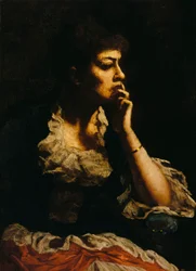 Portret van mevrouw Eastman Johnson