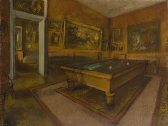 Biljartkamer in Ménil-Hubert
