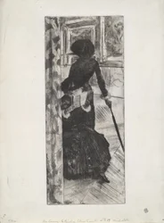 In het Louvre: La Peinture (Mary Cassatt), ca. 1879-80