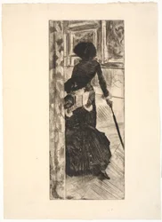 In het Louvre: De schilderkunst (Mary Cassatt)