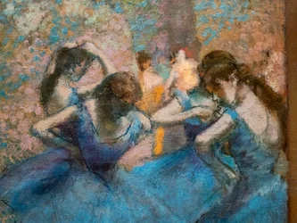 Blauwe dansers (detail)