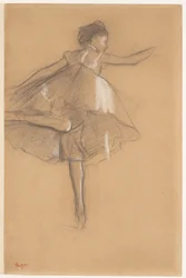 Danseres op spitzen