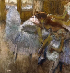 Dansers in rust, ca. 1885