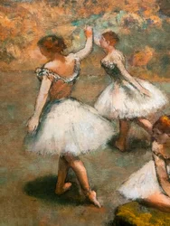 Dansers op het podium (detail)