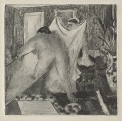 Uit het bad, c.1878-80