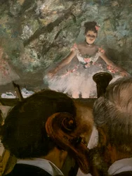 Les Musiciens (detail). 1872-1873, hervat rond 1874-1876. Olieverf op doek.
