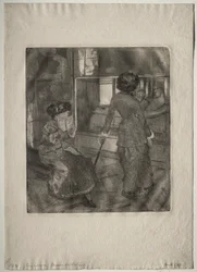 Mary Cassatt in het Louvre: De Etruskische galerij