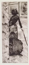Mary Cassatt in het Louvre: De Schilderijen Galerij, 1879-80