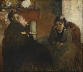 Portret van Mme. Lisle en Mme. Loubens