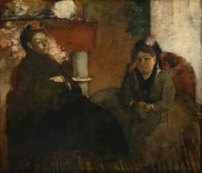 Portret van Mme. Lisle en Mme Loubens, 1866-1870