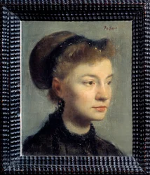 Portret van een jonge vrouw