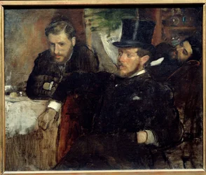 Portretten van ingenieurs Jeantaud (1840-1906), Livert en Laine (1841-1888), vrienden van de kunstenaar