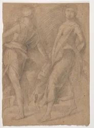 Studie naar Andrea Mantegna, 